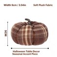 thumbnail image 2 of Fall Fabric Pumpkins Decor,Vintage Plaid Fabric Pumpkins Autumn Decor,Rustic Farmhouse Pumpkins for Mantel Table, Thanksgiving Halloween Autumn Home,Coffee, 2 of 7