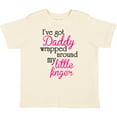 thumbnail image 3 of Inktastic I've Got Daddy Wrapped Around My Little Finger Girls Toddler T-Shirt, 3 of 5