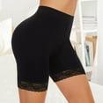 thumbnail image 3 of Lace Seamless Shorts for Women,Cycling Shorts,Anti-Chafing Boyshorts Panties Seamless Stretch Lace Underwear, 3 of 8