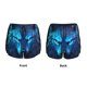 thumbnail image 3 of Balery Futuristic Blue Light Wolf Pantalones cortos deportivos para mujer con forro y dos bolsillos, elásticos, para entrenamiento, gimnasio, yoga-Medium, 3 of 7
