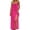 Hot Pink-cruise dress, variant on Aboser Womens Backless Cami Dress Summer Casual Sleeveless Maxi Dresses Lightweight Soft Spaghetti Strap Sundress Loose High Split Beach Dress