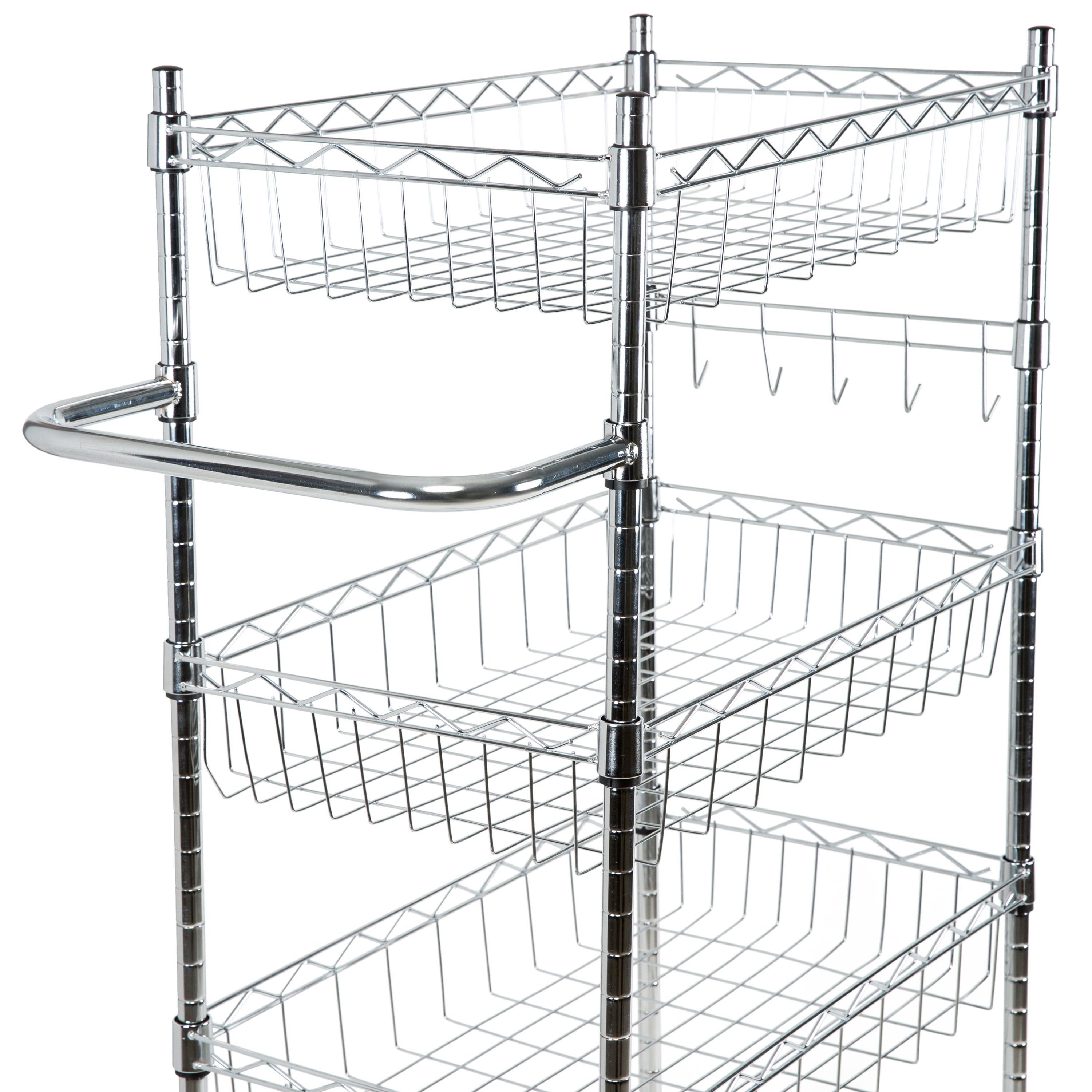 Organize It All Organize It All 4 Tier Utility Cart