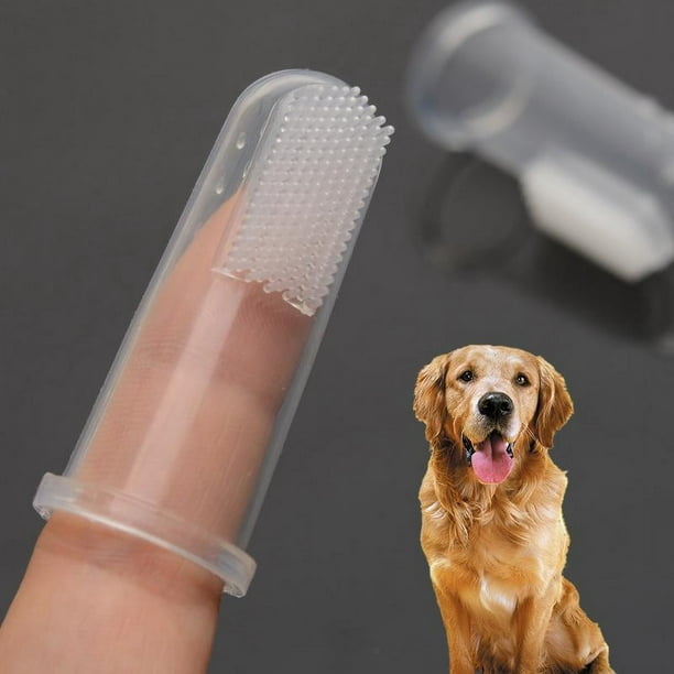 12 Pieces Pet Toothbrush Dog Finger Toothbrush Silicone Dog Toothbrush Finger Toothbrush for Pet Dogs and Cat Improve Oral Hygiene