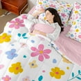 thumbnail image 4 of Castle Fairy Teens Colorful Flowers Bedding Comforter Set,Spring Garden Full Bedding Set, 4 of 8