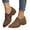 Brown, variant on Purcolt Ankle Booties for Women Dressy Casual Pointed Toe Block Low Heeled Booties Retro Comfortable Non-Slip Work Boots Shoes
