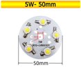 thumbnail image 3 of Panel de placa LED de alta potencia con base de aluminio y radiador, 1/3/5/7/9/12/15/18 W, placa de iluminación de lámpara de bricolaje circular SMD, 3 of 5