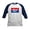 Navy/White, variant on CafePress - America First Baseball Jersey - Kids Cotton Baseball Jersey, 3/4 Sleeve Shirt