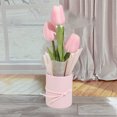 thumbnail image 4 of Ramos de flores artificiales, ramo de tulipanes artesanales, ramo de tulipanes artificiales, flores falsas, valor excepcional, 4 of 10