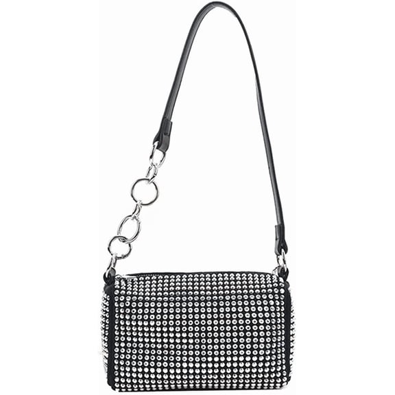 PIKADINGNIS Fashion Crossbody Bags for Women Bling Purse Handbag PU Shoulder Strap Eveing Bag for Party