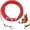 Red, variant on Dog Tie Out Cable,50ft Dog Lead-Heavy Duty Tie Out Cable for for Large Dogs Up to 125lbs-Dog Chain for Yard-Outside Dogs Runner Tether Line (Purple)