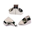 thumbnail image 3 of Shisuyan Mounting Bracket Zinc Alloy Silver 4Pcs, 3 of 8