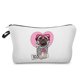 thumbnail image 1 of Bolsa de cosméticos con estampado de perro para mujer, neceser portátil para exteriores, bolsa de aseo personalizable, regalo para profesores de escuela, bolsa de maquillaje qiuyongming unisex, 1 of 2