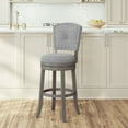 thumbnail image 5 of Hillsdale Furniture Santa Clara II Swivel Bar Height Stool, Antique Gray, 5 of 16