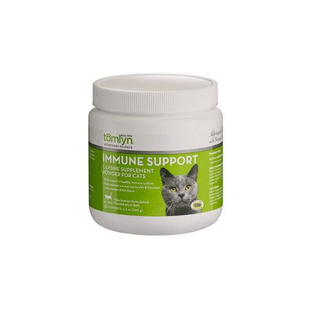 Tomlyn Immune Support L-Lysine Supplement Powder for Cats, 3.5 (Best Lysine Treats For Cats)