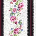 thumbnail image 2 of Pretty Sweet Floral Stripe Flowerhouse Cotton Fabric by Kaufman by the yard, 2 of 2