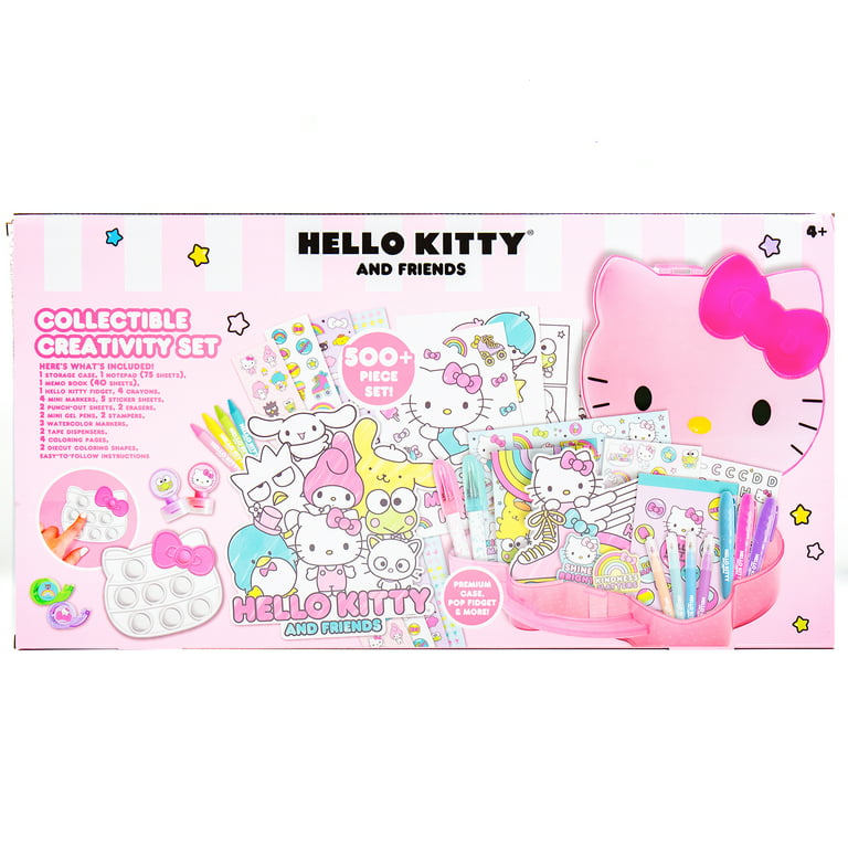1 Set Hello Kitty Super Activity Set- Coloring Book, Stickers, Crayons & More!, Size: 13