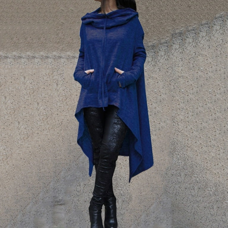 High low hooded sweatshirt outlet