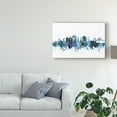 thumbnail image 3 of Trademark Fine Art 'Charleston South Carolina Skyline Blue' Canvas Art by Michael Tompsett, 3 of 4