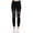 Black, variant on Wax Jean Womens High Waist Cropped Distressed Skinny Jeans (1, Black)