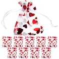 thumbnail image 1 of 50 bolsas de gasa con cordón, bolsas para joyas, bolsas para regalos de fiesta, bolsas pequeñas de malla., 1 of 5