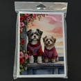 thumbnail image 3 of Havanese Two Hearts Greeting Cards Pack of 8 7 in x 5 in, 3 of 3