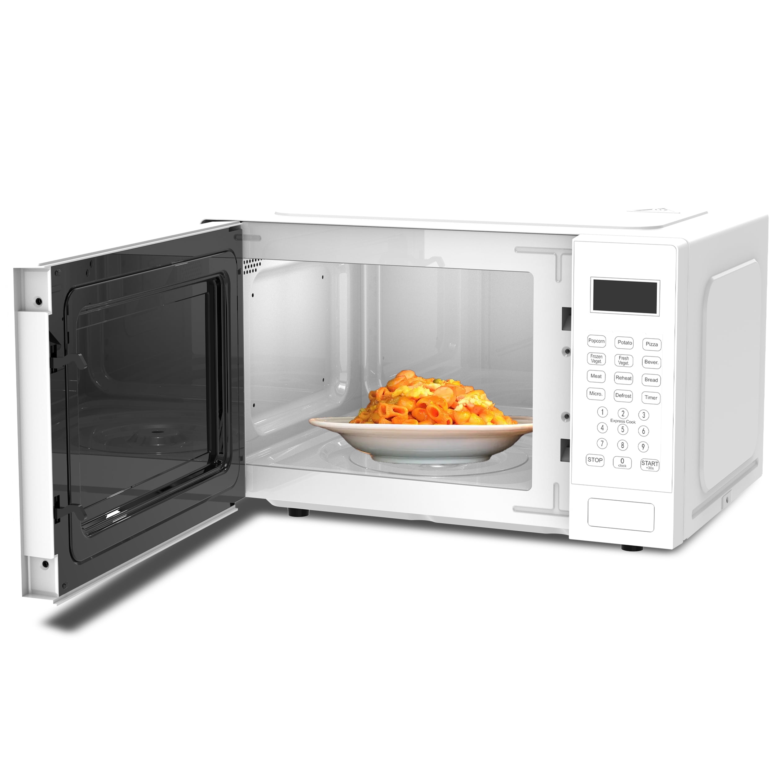Impecca 0.9 cu ft Countertop Microwave Oven in Classic Black