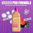 thumbnail image 6 of NYX Professional Makeup Make 'EM Wonder, 24H Soft Matte Foundation Makeup, BUFF 15, 6 of 14