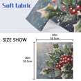 thumbnail image 5 of Napkin Satin Napkin 20*20Inchx6 Kitchen Towel Dinner Plate Towel Decorative Towel Napkin Tea Towel Suitable For Kitchen Table Christmas Holly and Mistletoe, 5 of 8