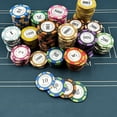 thumbnail image 2 of Clay Poker Chips Crown - 14g Weighted Plastic Chips with Metal Insert (50-20PCS), 2 of 10