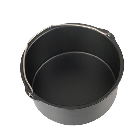 stanreset Moule à Gâteau Portable Panier de Cuisson Friteuse 8 Pouces Plateau de Cuisson pour Pizza