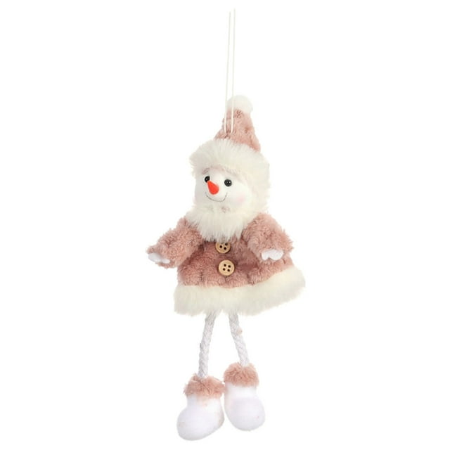 Adornos de Navidad Elk Angel Peluche Decoración para El Hogar Decoraciones de Monigote de nieve Zulema Colgante de felpa