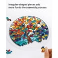 thumbnail image 5 of 83 Pieces Acrylic Puzzles Suncatcher Window Hanging, 6.7 Inch Acrylic Jigsaw Puzzle Suncatcher, Acrylic Puzzles Garden Decoration for Birthday Mothers Day Gift Home Decor (Tree of Luminous Leaves), 5 of 16