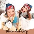 thumbnail image 4 of Lsque Eagle Head With American Flag Pattern Knitted Beanie, Unisex Winter Hat, Knit Hat Winter Beanies Thick Fisherman Beanies Cuffed Plain Skull Caps, 4 of 6