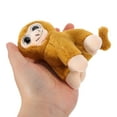 thumbnail image 3 of 1Pcs Plush Monkey Keychain Cute And Fun Golden Stuffed Animal For Backpacks, 3 of 8