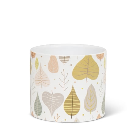 Set of 12 Small Leaf Pattern Planter
