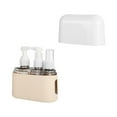 thumbnail image 2 of Travel Bottles for Toiletries Makeup Tools Reusable Leakproof Toiletry Container Empty for Cream Body Wash Conditioner Lotion 3pcs beige, 2 of 8
