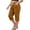 Gold, variant on Lenpel Plus Size Capri Pants for Women Fall Cotton Linen High Waisted Loose Cropped Trousers with Pockets Casual Trendy Button Capris(Purple dd4,X-Large)