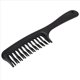 thumbnail image 3 of 8X Negro Peine De Pelo Desenredante De Diente De Doble Hilera Champú Peine Con Manejar Para Cabello Y Rizado, 3 of 5
