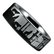 Tungsten Wolf Pack Ring