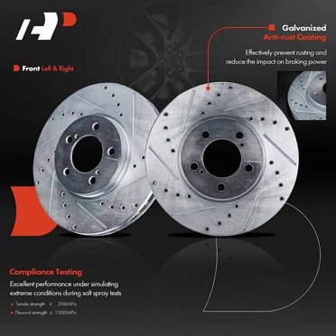 Front Brake Rotor Pair – Fits Taurus, Thunderbird, Continental (1993-2007, Set Of 2)