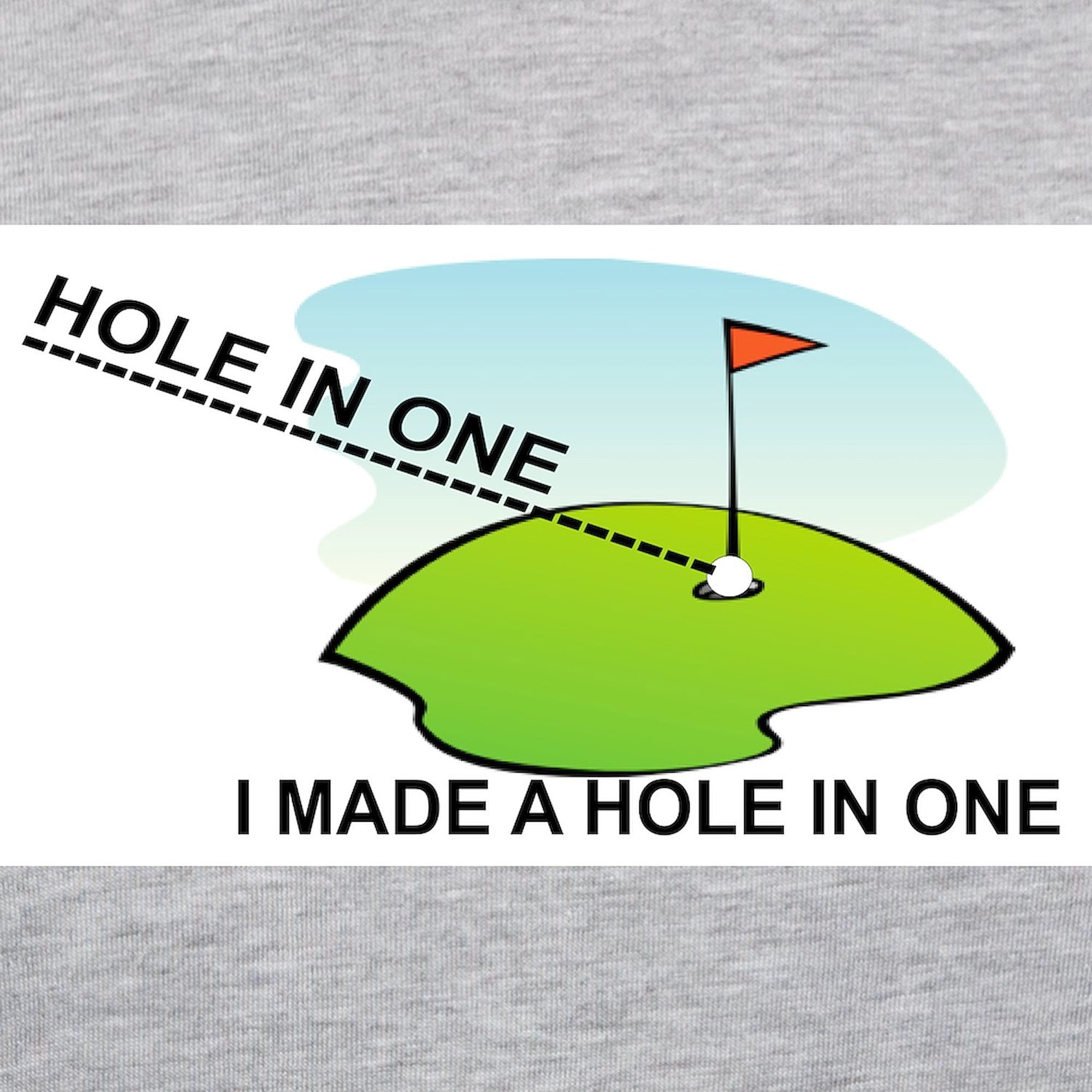 CafePress - GOLF. I MAKE A HOLE IN ONE Long Sleeve T Shirt - Womens Baseball Tee