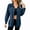 Blue, variant on AherBiu Corduroy Tops for Women Button down Shirt Shacket Lapel Collared Long Sleeve Vintage Tops with Pockets(X-Large,Yellow)
