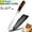 7.5in Santoku Knife, variant on Kitchen Knife 7.5inch Santoku Knives with Sheath,Stainless Steel Sharp Forged Hammered Blade Non-Stick Fruit Slicer Vegetable Slicing Chef Knife Cutter Cooking Tool