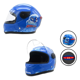 thumbnail image 3 of Casco Infantil  Bloosom Azul Cerrado Con Luz Shark Attack Brillante Azul, 3 of 4