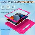 thumbnail image 2 of BMOUO Kids Case for iPad 9th/ 8th/ 7th Generation (2021/2020/ 2019), iPad 10.2 Case with Built-in Screen Protector, Shockproof Handle Stand Kids Case for iPad 9 8 7 Generation 10.2 Inch - Rose, 2 of 8