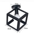 thumbnail image 4 of E27 Modern Taklampa Metall Fyrkantig Pendel Lampa Skärm för Sovrum Vardagsrum, 4 of 4