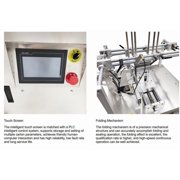 Automatic Paper Box Folding Machine Carton Box Folding Forming Machine 220V