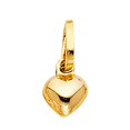 thumbnail image 1 of 14K Yellow Gold Heart Pendant - Height 8 MM Width 8 MM, 1 of 2