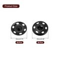 thumbnail image 2 of 25 Sets Sewing Snap Buttons, Press Buttons Snap Fasteners 19mm, Black, 2 of 5
