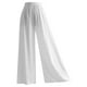 thumbnail image 4 of Pantalones casuales de lino con cintura elástica, modernos y casuales, para mujer., 4 of 4